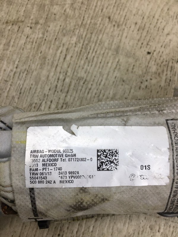 Подушка безопасности в сиденье правая JETTA USA 10-17