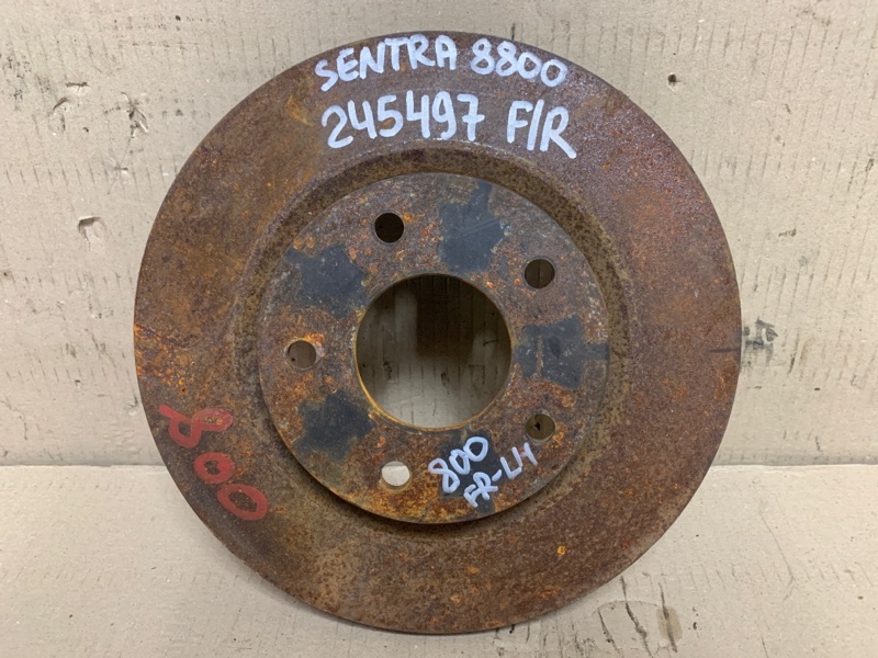 Тормозной диск передний NISSAN SENTRA B17 12-21 2018 Седан 40206-3SG0B Б/У