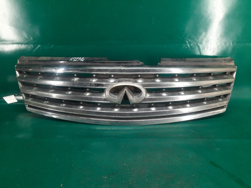 Запчасть решетка радиатора INFINITI M35/M45 04-10 2008 Седан 3.5 VQ35DE 62310-EJ90B Б/У Решетка радиатора INFINITI M35/M45 04-10 2008 Седан 3.5 VQ35DE 62310-EJ90B Б/У