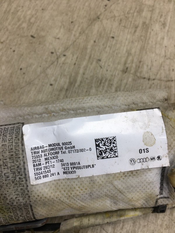 Подушка безопасности в сиденье левая JETTA USA 10-17