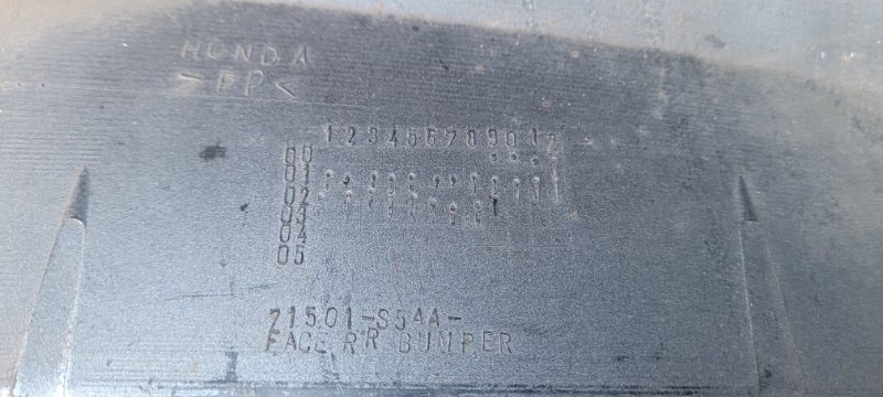 Бампер задний CIVIC ES 00-05 2003 Седан 1.8 Бампер задний CIVIC ES 00-05 2003 Седан 1.8