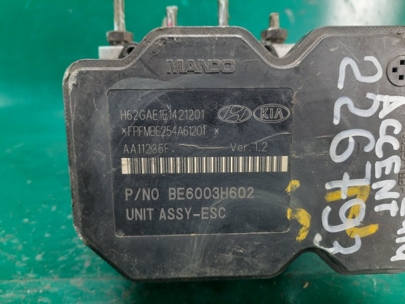Блок ABS HYUNDAI ACCENT RB 10- 1.6L 4