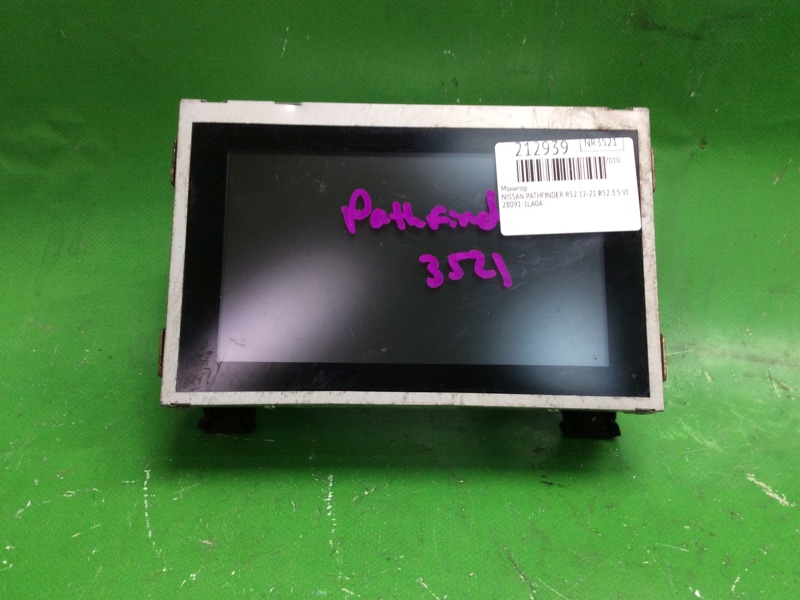 Монитор NISSAN PATHFINDER R52 12-21 2014 R52 3.5 VQ35DE 28091-1LA0A Б/У