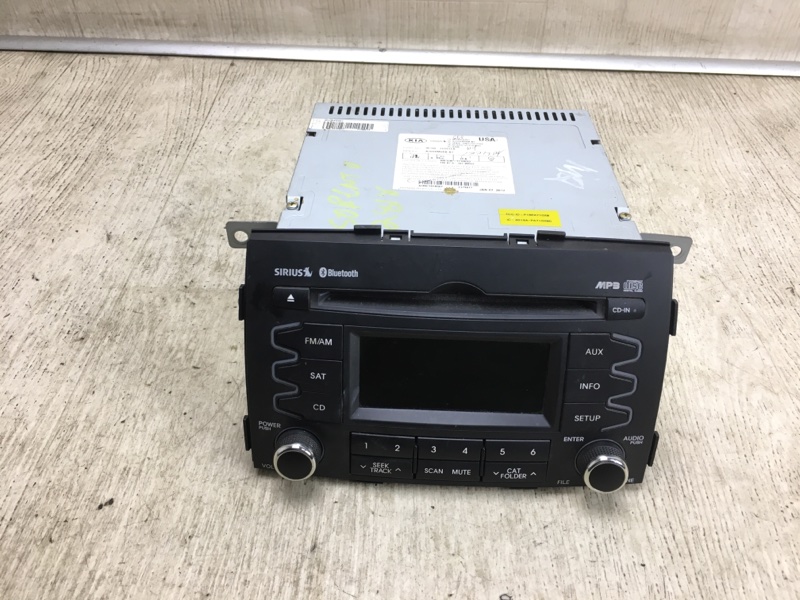 Запчасть магнитола KIA SORENTO XM 09-14 2012 XM 2.4 G4KJ 96140-1U201CA Б/У Магнитола KIA SORENTO XM 09-14 2012 XM 2.4 G4KJ 96140-1U201CA Б/У