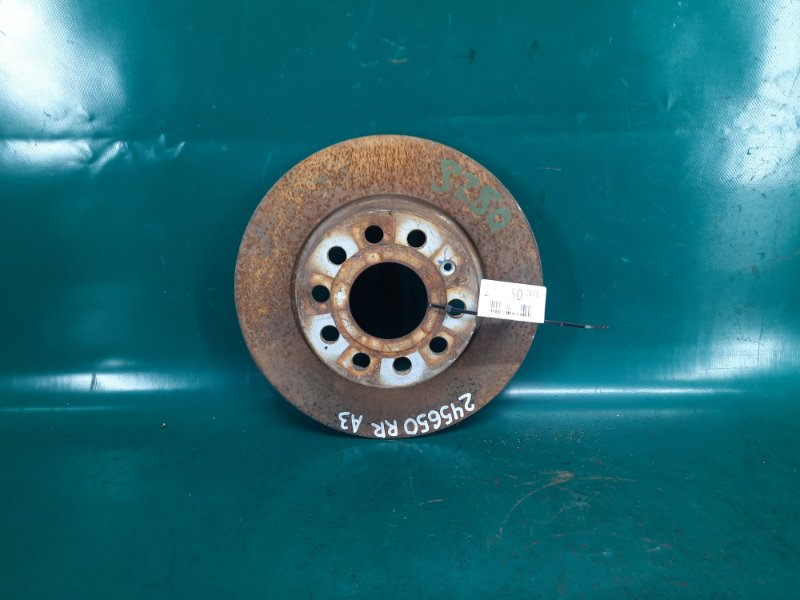 Запчасть тормозной диск задний AUDI A3 (8V) 12–17 2015 Седан CNSB 1.8L 1K0 615 601 AA Б/У Тормозной диск задний AUDI A3 (8V) 12–17 2015 Седан CNSB 1.8L 1K0 615 601 AA Б/У