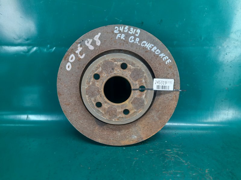 Запчасть тормозной диск передний JEEP GRAND CHEROKEE 11-22 2013 Внедорожник 5.7 52124762AB Б/У Тормозной диск передний JEEP GRAND CHEROKEE 11-22 2013 Внедорожник 5.7 52124762AB Б/У