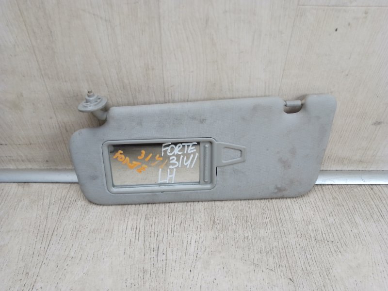 Козырек солнцезащитный левый KIA FORTE/CERATO TD 08-13 2009 TD 2.0 G4KD 85210-1M3508O Б/У