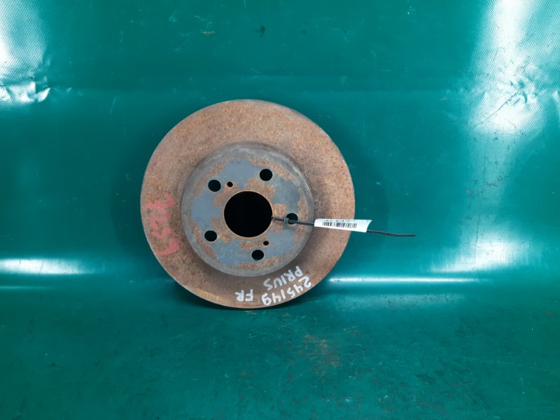 Тормозной диск передний TOYOTA PRIUS 16- 2016 Хэтчбек 1.8 2ZRFXE 43512-47060 Б/У