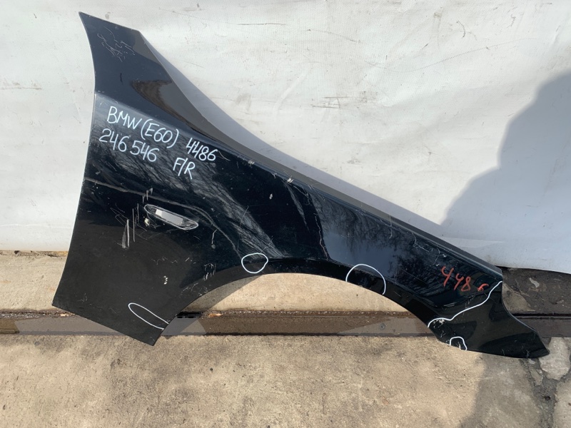 Крыло переднее правое 5 SERIES 03-10 2006 Седан N52B30A Крыло переднее правое 5 SERIES 03-10 2006 Седан N52B30A