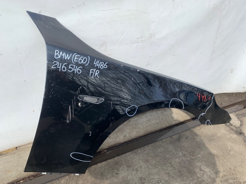 Крыло переднее правое 5 SERIES 03-10 2006 Седан N52B30A Крыло переднее правое 5 SERIES 03-10 2006 Седан N52B30A