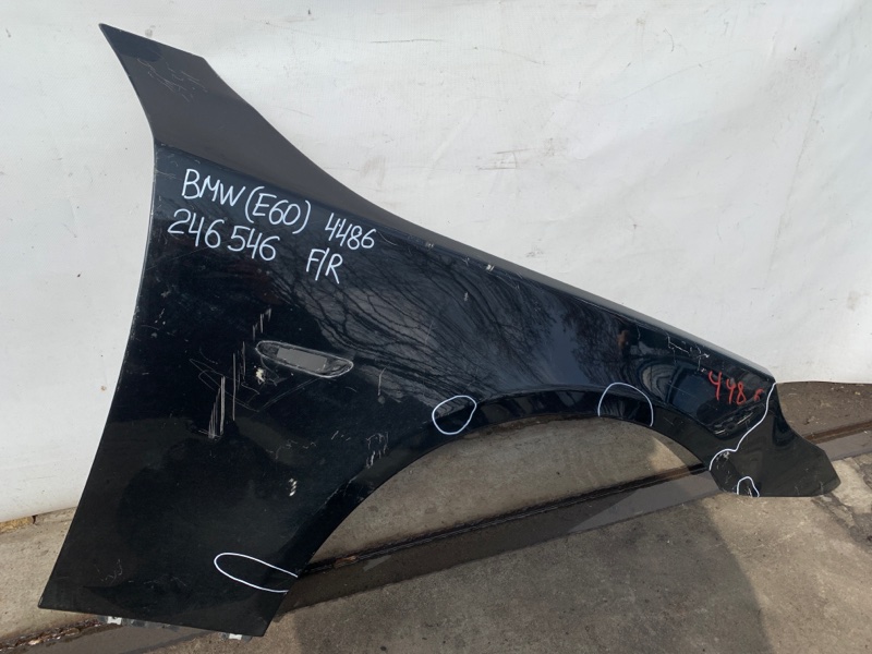 Крыло переднее правое 5 SERIES 03-10 2006 Седан N52B30A Крыло переднее правое 5 SERIES 03-10 2006 Седан N52B30A