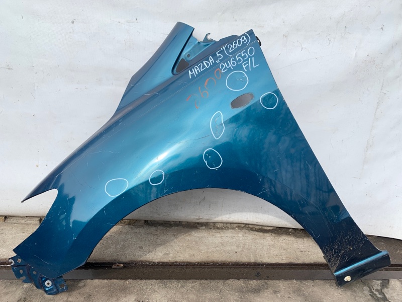 Крыло переднее левое MAZDA 5 CR 05-10 2008 Минивен 2.3 C236-52-211B Б/У