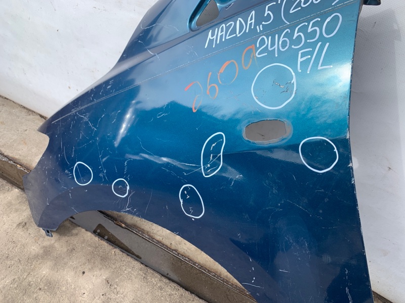 Крыло переднее левое MAZDA 5 CR 05-10 Минивен 2.3
