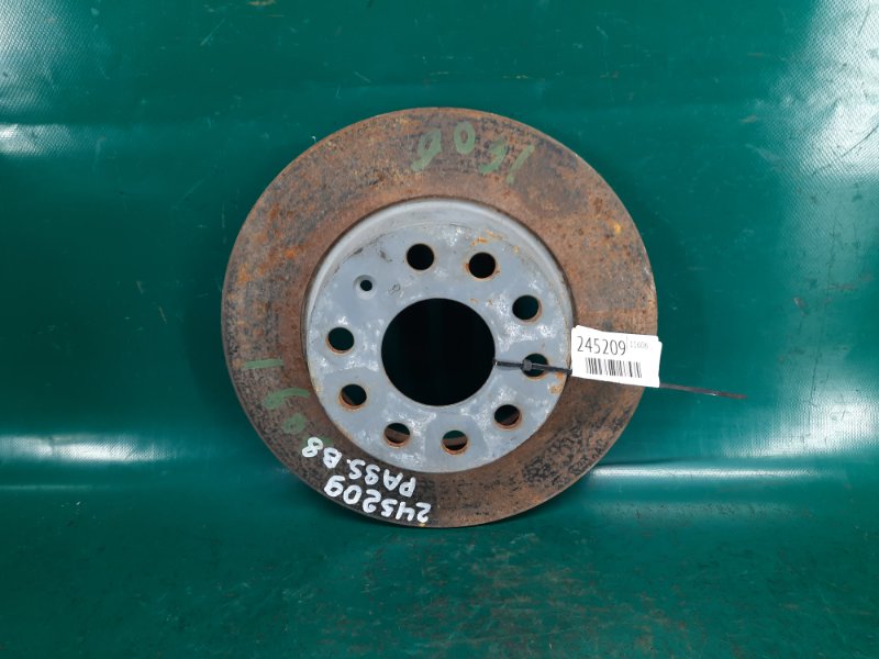 Тормозной диск задний VOLKSWAGEN PASSAT B8 14- 2016 Седан 1.8 CPRA 561 615 601 A Б/У