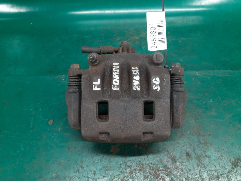Суппорт тормозной передний левый SUBARU FORESTER SG 02-07 2003 Внедорожник 2.5 EJ251 26292SA010 Б/У