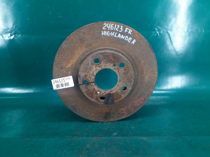 Запчасть тормозной диск передний TOYOTA HIGHLANDER 01-07 2002 Внедорожник 3.0 1MZFE 43512-48030 Б/У Тормозной диск передний TOYOTA HIGHLANDER 01-07 2002 Внедорожник 3.0 1MZFE 43512-48030 Б/У