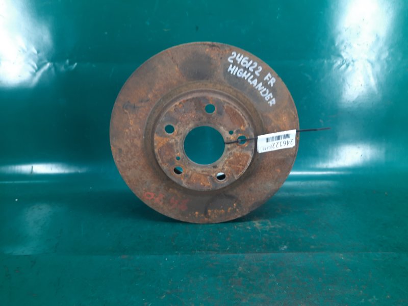 Запчасть тормозной диск передний TOYOTA HIGHLANDER 01-07 2002 Внедорожник 3.0 1MZFE 43512-48030 Б/У Тормозной диск передний TOYOTA HIGHLANDER 01-07 2002 Внедорожник 3.0 1MZFE 43512-48030 Б/У