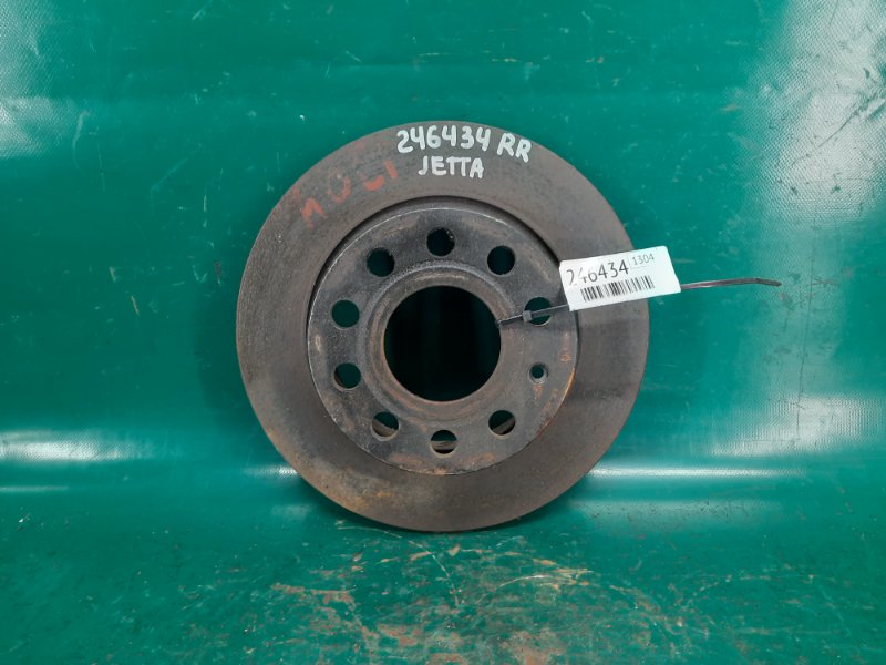 Тормозной диск задний VOLKSWAGEN JETTA USA 10-17 2016 Седан 1.4L TSI I-4 Turbocharged 5C0 615 601 Б/У