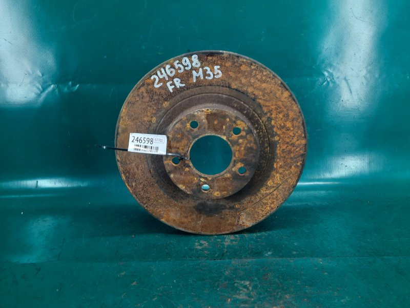 Запчасть тормозной диск передний INFINITI M35/M45 04-10 2006 Седан 3.5 VQ35DE 40206-EG000 Б/У Тормозной диск передний INFINITI M35/M45 04-10 2006 Седан 3.5 VQ35DE 40206-EG000 Б/У