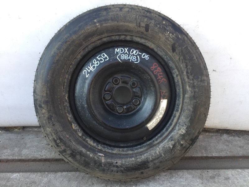 Запчасть диск колесный (докатка) ACURA MDX (YD1) 00-06 2003 Внедорожник 3.5 42700-S0X-A51 Б/У Диск колесный (докатка) ACURA MDX (YD1) 00-06 2003 Внедорожник 3.5 42700-S0X-A51 Б/У