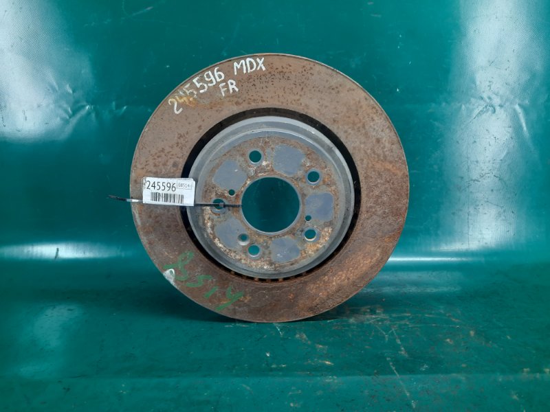 Тормозной диск передний ACURA MDX (YD3) 13-21 2016 Внедорожник 3.5 J35Y5 45251-TZ5-A01 Б/У