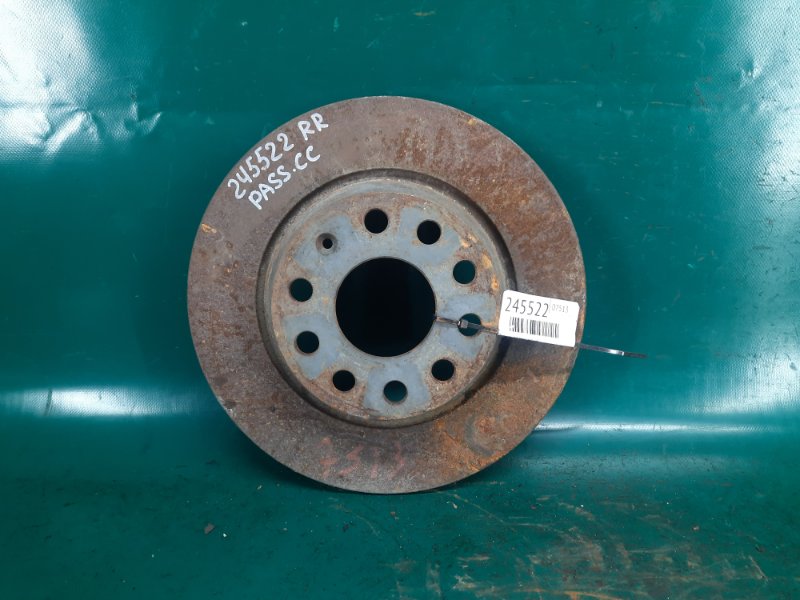 Тормозной диск задний VOLKSWAGEN PASSAT CC 12-18 2014 Седан 2.0 CCTA 5Q0 615 601 G Б/У