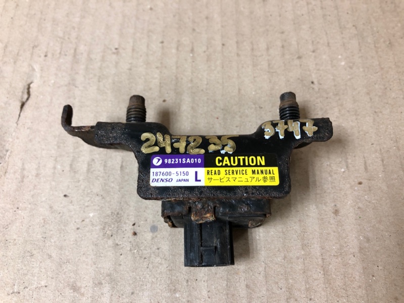 Датчик удара передний левый SUBARU FORESTER SG 02-07 2003 Внедорожник 2.5 EJ251 98231SA010 Б/У