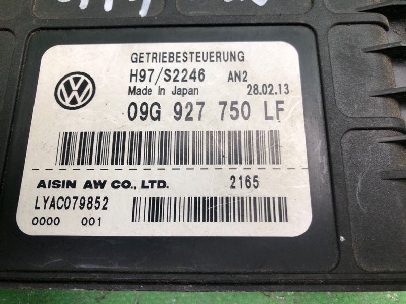 Блок управления АКПП JETTA USA 10-17 2013 162 2.5 CBUA Блок управления АКПП JETTA USA 10-17 2013 162 2.5 CBUA