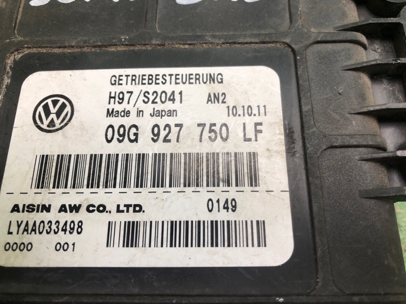 Блок управления АКПП JETTA USA 10-17 2011 162 CBTA 2.5L