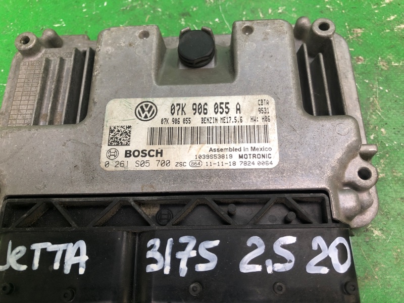 Блок управления двигателем JETTA USA 10-17 2011 162 CBTA 2.5L