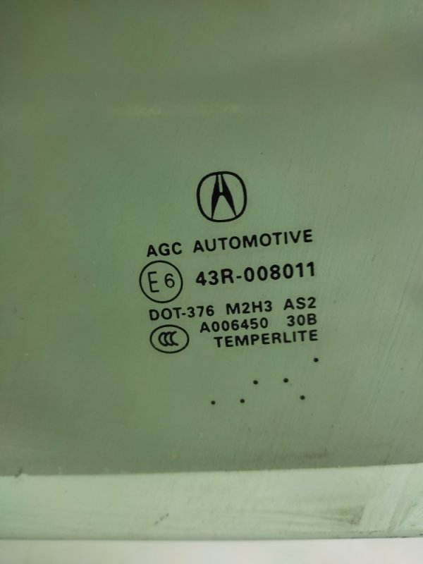 Стекло двери переднее левое MDX (YD2) 06-13 2008 YD2 3.7