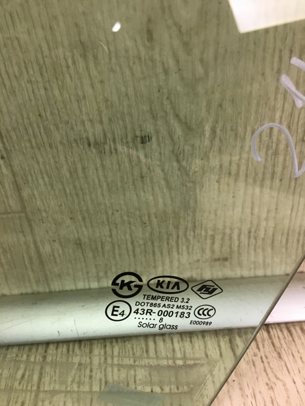 Стекло двери заднее левое FORTE YD 12- 2018 BD 2.0 G4NH