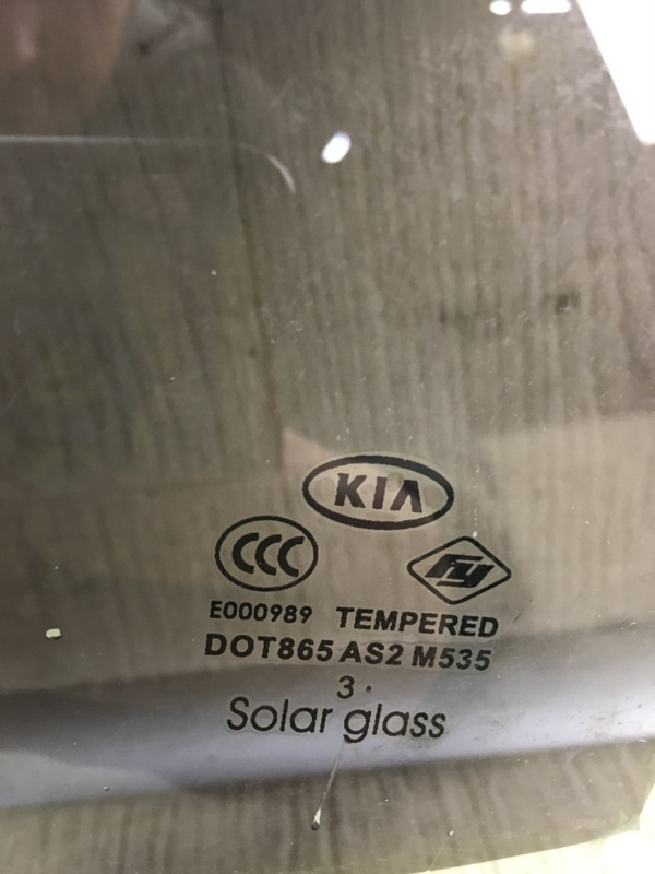 Стекло двери заднее левое OPTIMA TF 11-16 2014 TF 2.4 G4KJ