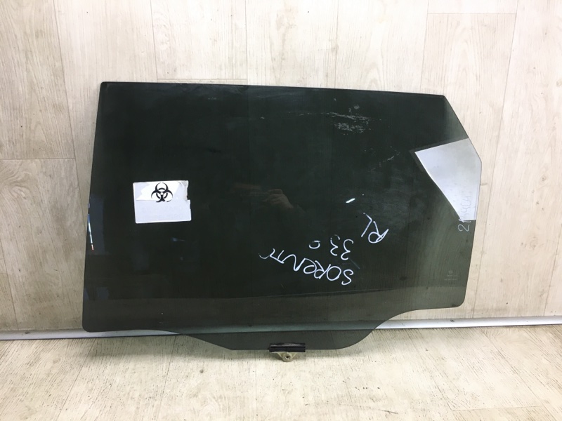 Стекло двери заднее левое KIA SORENTO XM 09-14 2009 XM 2.4 G4KE 83411-2P010 Б/У