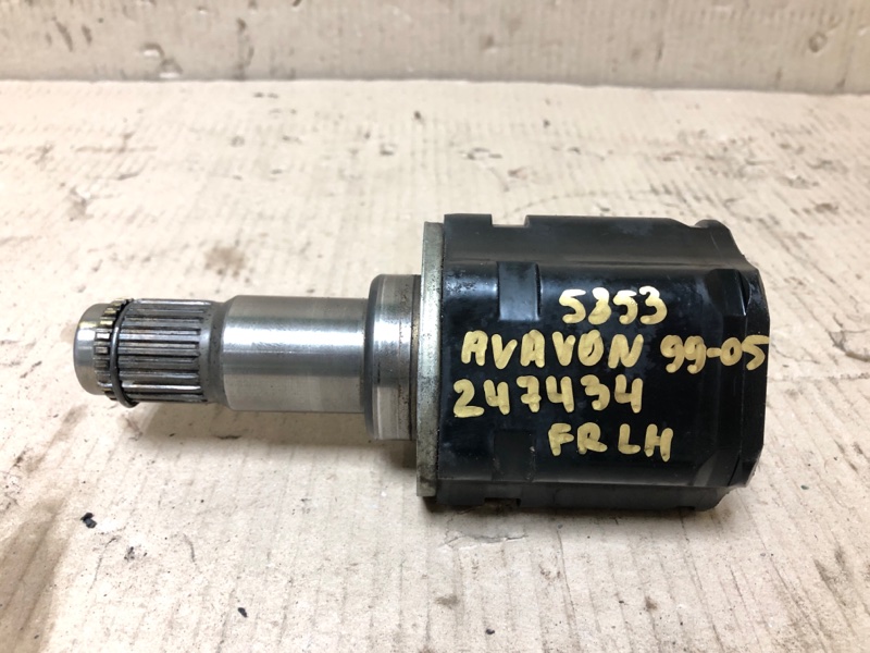 Запчасть шрус внутренний передний левый TOYOTA AVALON 99-05 2003 3.0 43040-07010 Б/У Шрус внутренний передний левый TOYOTA AVALON 99-05 2003 3.0 43040-07010 Б/У