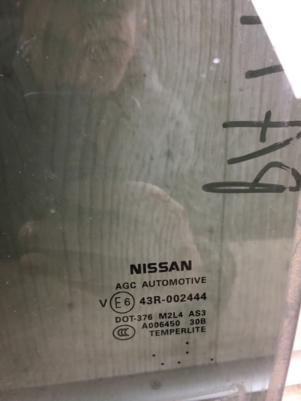 Стекло двери заднее левое PATHFINDER R52 12-21 2014 R52 3.5 VQ35DE