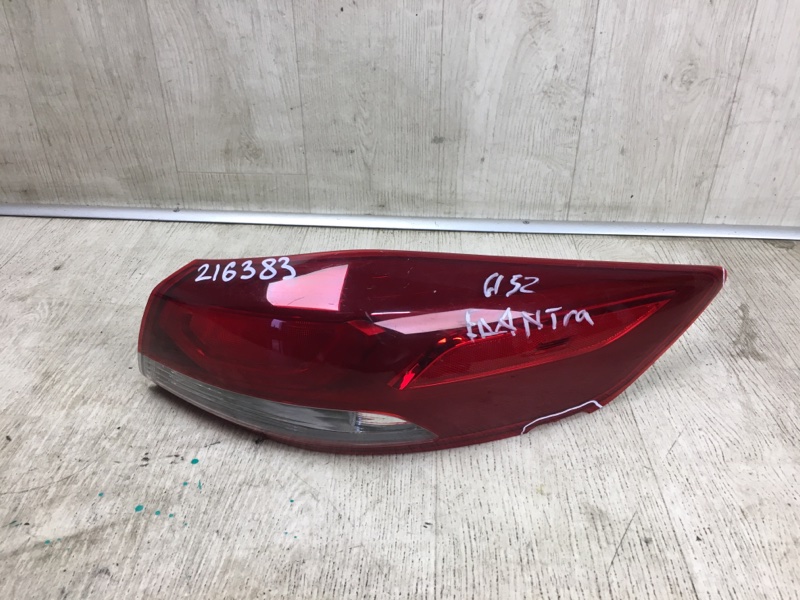 Запчасть фонарь наружный задний правый HYUNDAI ELANTRA AD 16- 2016 AD 2.0 G4NH 92402-F3000 Б/У Фонарь наружный задний правый HYUNDAI ELANTRA AD 16- 2016 AD 2.0 G4NH 92402-F3000 Б/У