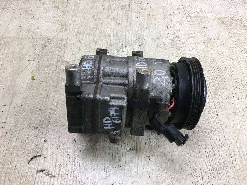 Компрессор кондиционера HYUNDAI ELANTRA HD 06-11 2009 HD 2.0 G4GC 97701-2H140 Б/У