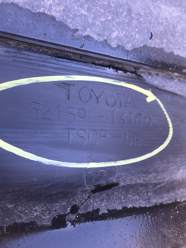 Бампер задний COROLLA 120 00-07