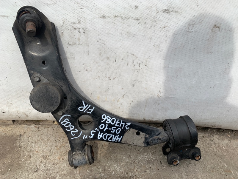 Рычаг передней подвески нижний правый MAZDA 5 CR 05-10 Минивен 2.3 Рычаг передней подвески нижний правый MAZDA 5 CR 05-10 Минивен 2.3