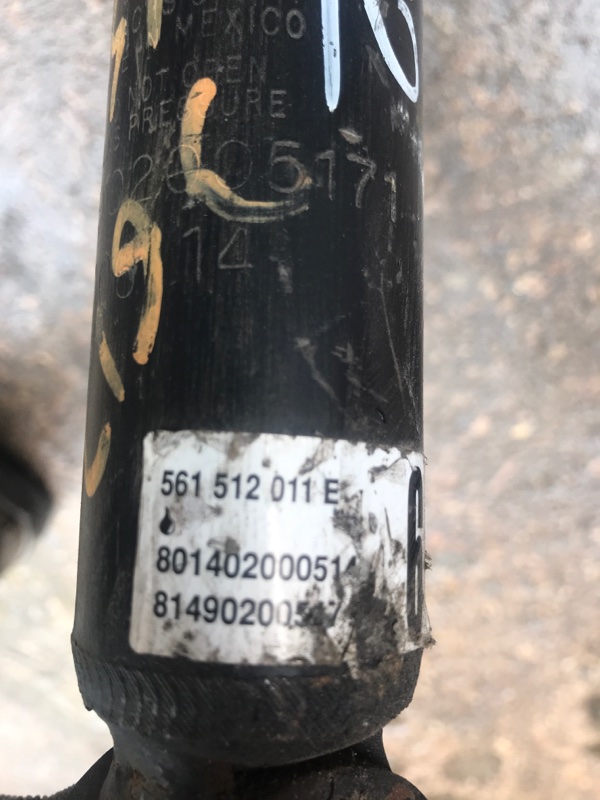 Амортизатор задний PASSAT B7 11-15 2014 A32 1.8 CPRA