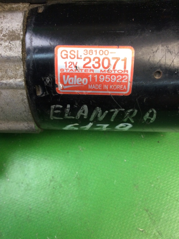 Стартер ELANTRA HD 06-11 2009 HD 2.0 G4GC