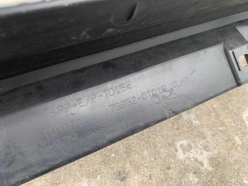 Накладка порога наружная левая VENZA 09-16 2011 Внедорожник 3.5 2GR-FE Накладка порога наружная левая VENZA 09-16 2011 Внедорожник 3.5 2GR-FE