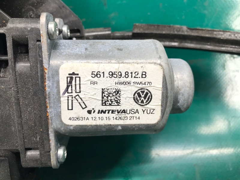 Стеклоподъемник задний правый PASSAT B8 14- 2016 Седан 1.8 CPRA