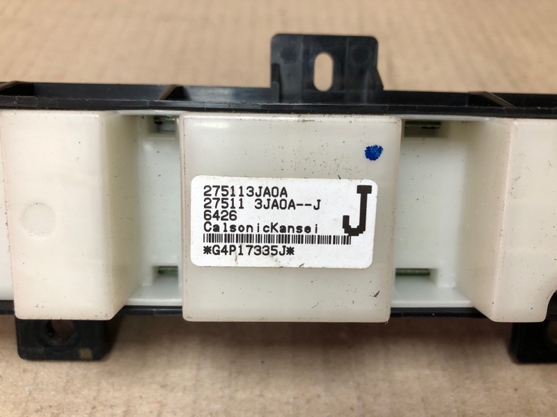 Блок управления печкой задний INFINITI QX60/JX35 12-20 Внедорожник 3.5 VQ35DD