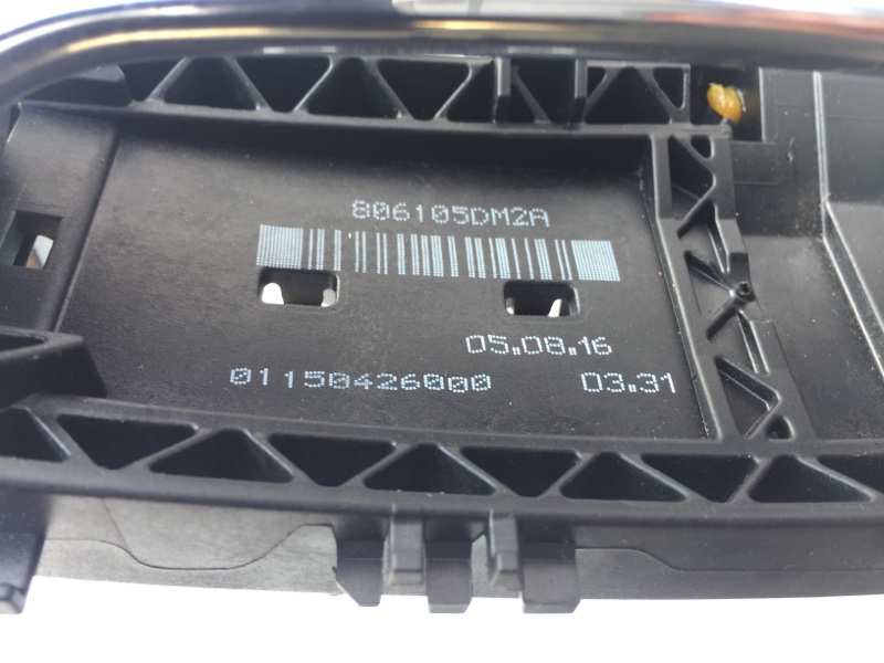 Ручка двери наружная передняя правая QX30 16-20 2016 Внедорожник 2.0 20PET