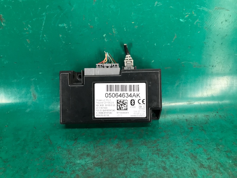 Блок управления блютуз JEEP PATRIOT 10-17 2011 Внедорожник 2.4 ED3 5064634AK Б/У