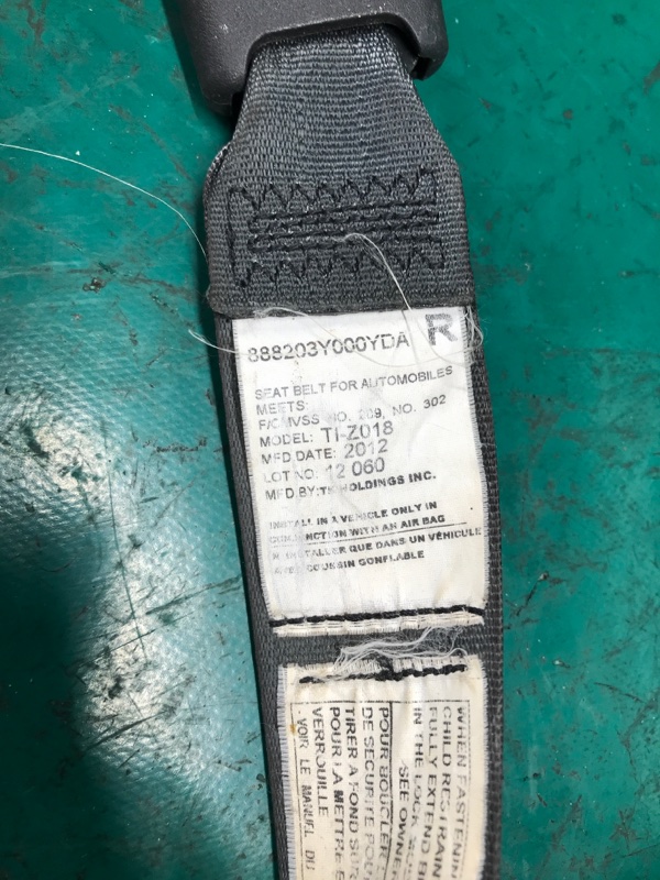 Ремень безопасности правый ELANTRA MD 10-15 2013 Седан 1.8 G4NB