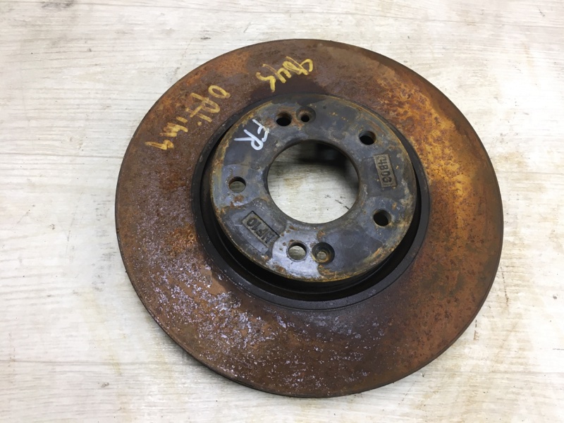 Тормозной диск передний KIA OPTIMA TF 11-16 2014 TF 2.4 G4KJ 51712-3Q000 Б/У