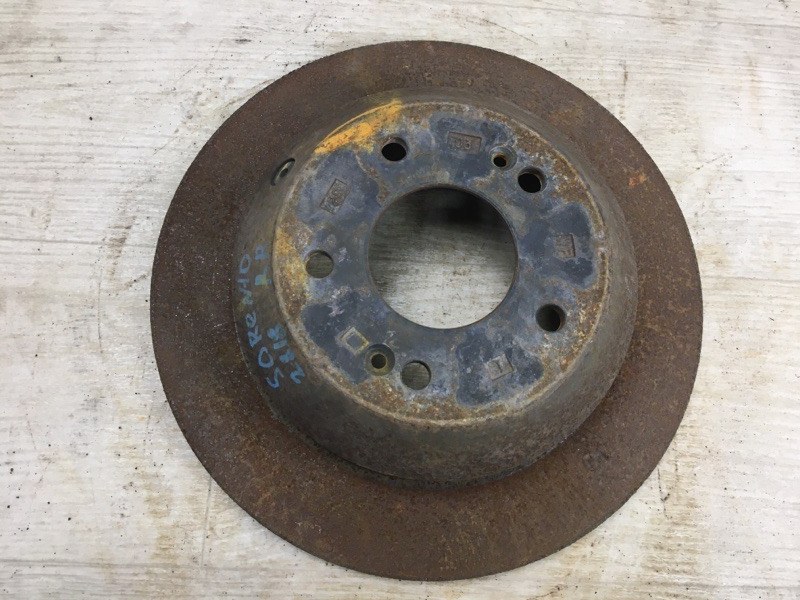 Тормозной диск задний KIA SORENTO XM 09-14 2012 XM 2.4 G4KJ 58411-2P000 Б/У